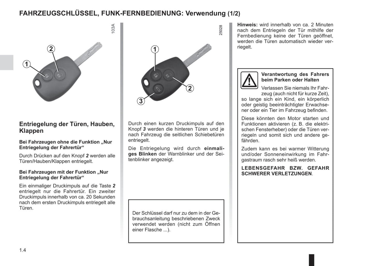 2016-2017 Renault Twingo Owner's Manual | German