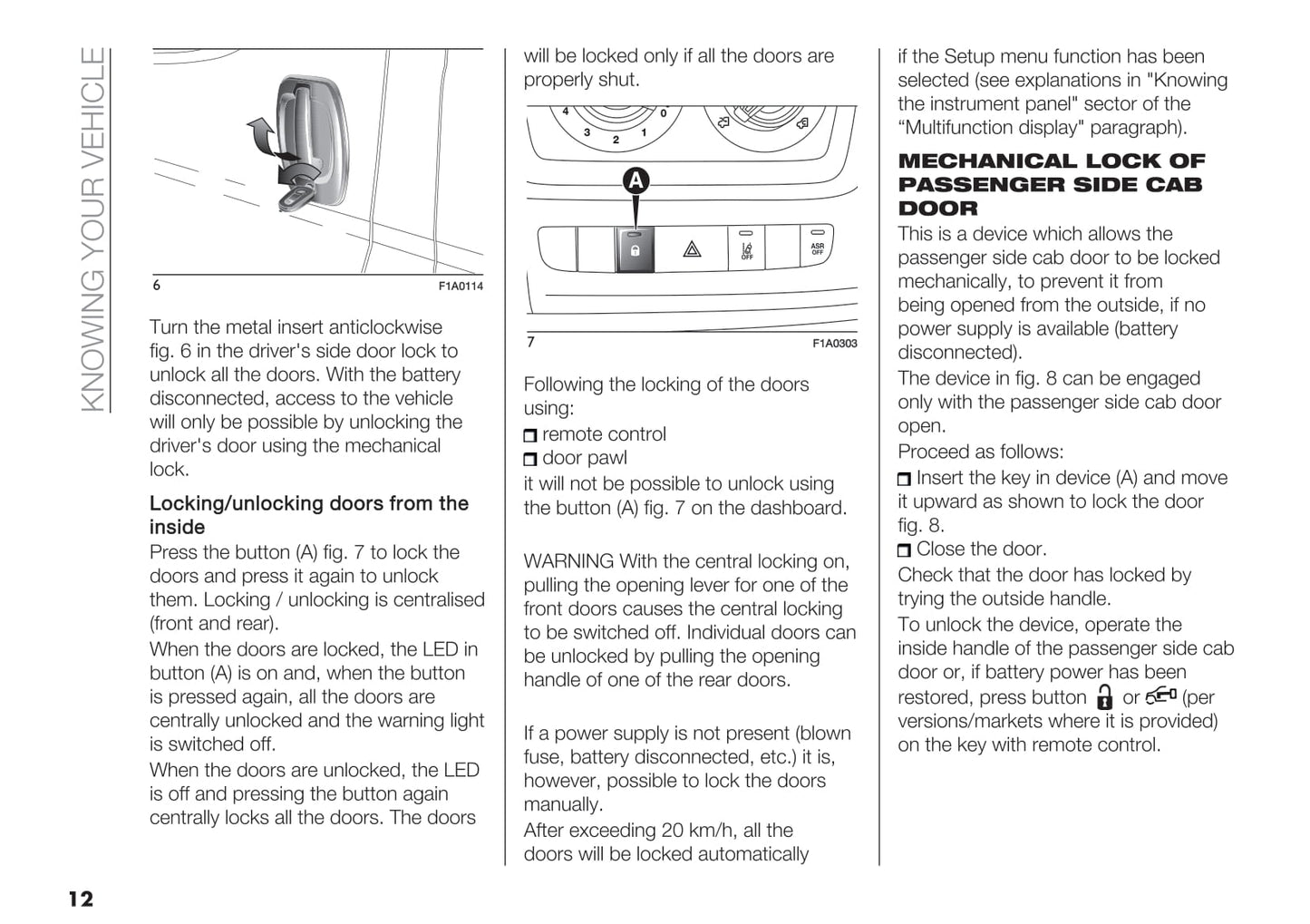 2019-2020 Fiat Ducato Owner's Manual | English