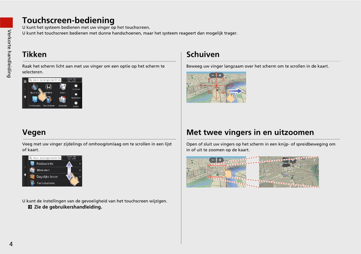 Honda CR-V Infotainment Handleiding 2018 - 2019