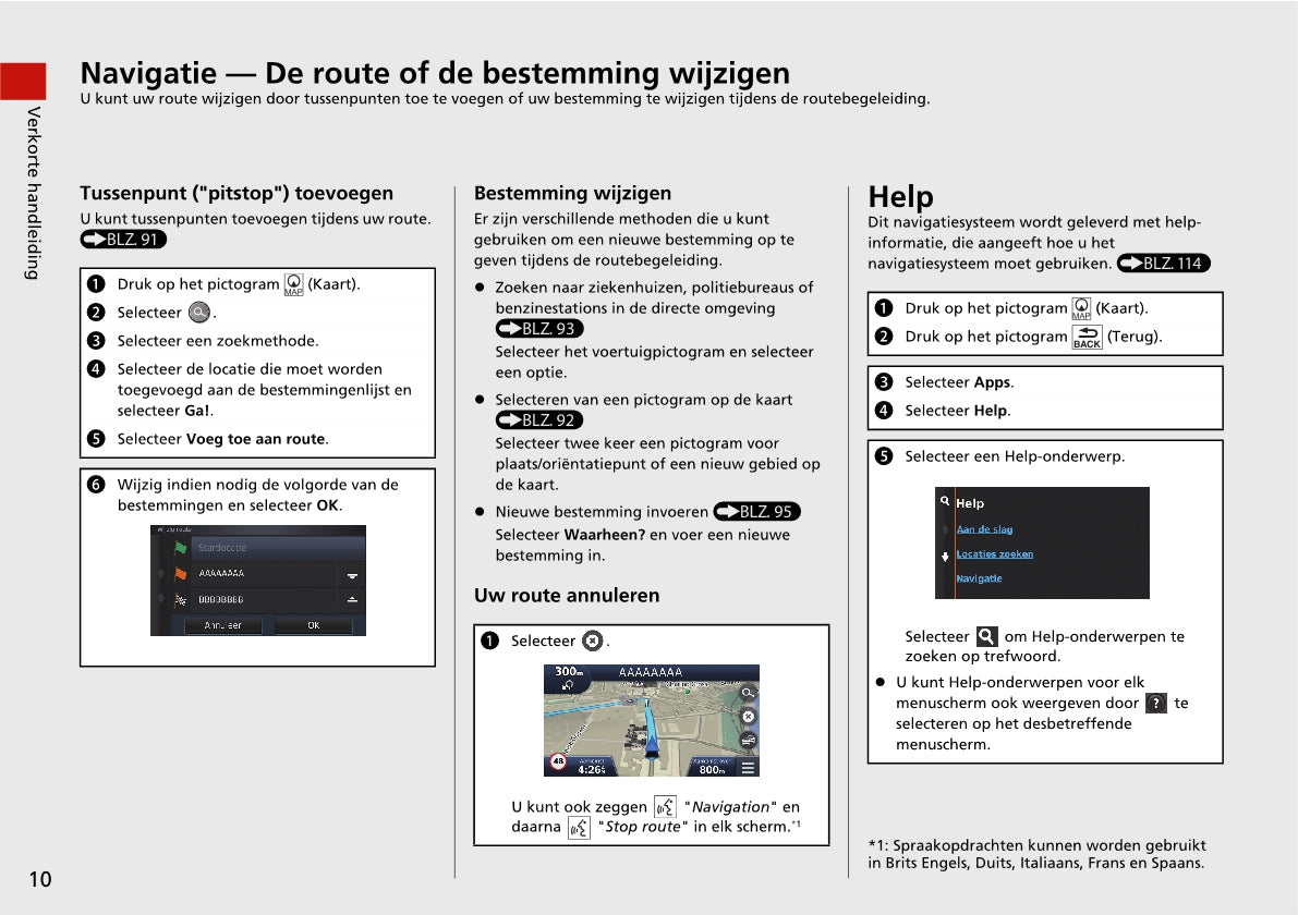 Honda CR-V Infotainment Handleiding 2018 - 2019