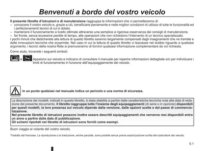 2019-2020 Renault Clio Owner's Manual | Italian