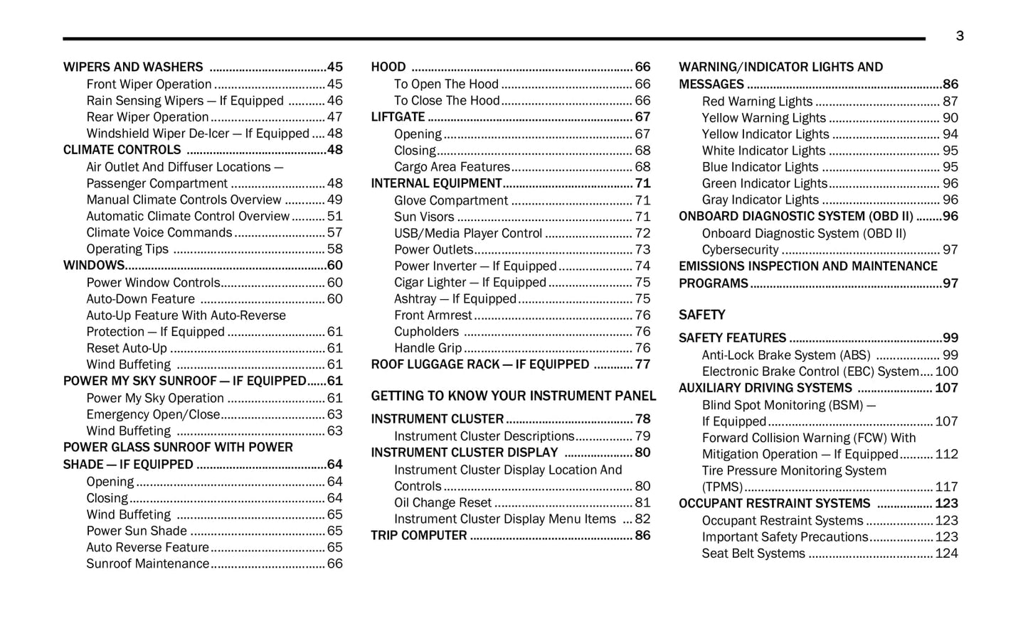 2020 Jeep Renegade Owner's Manual | English