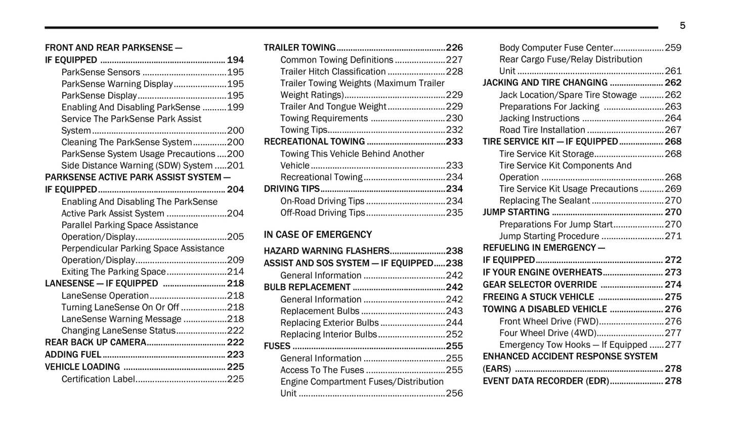 2020 Jeep Renegade Owner's Manual | English