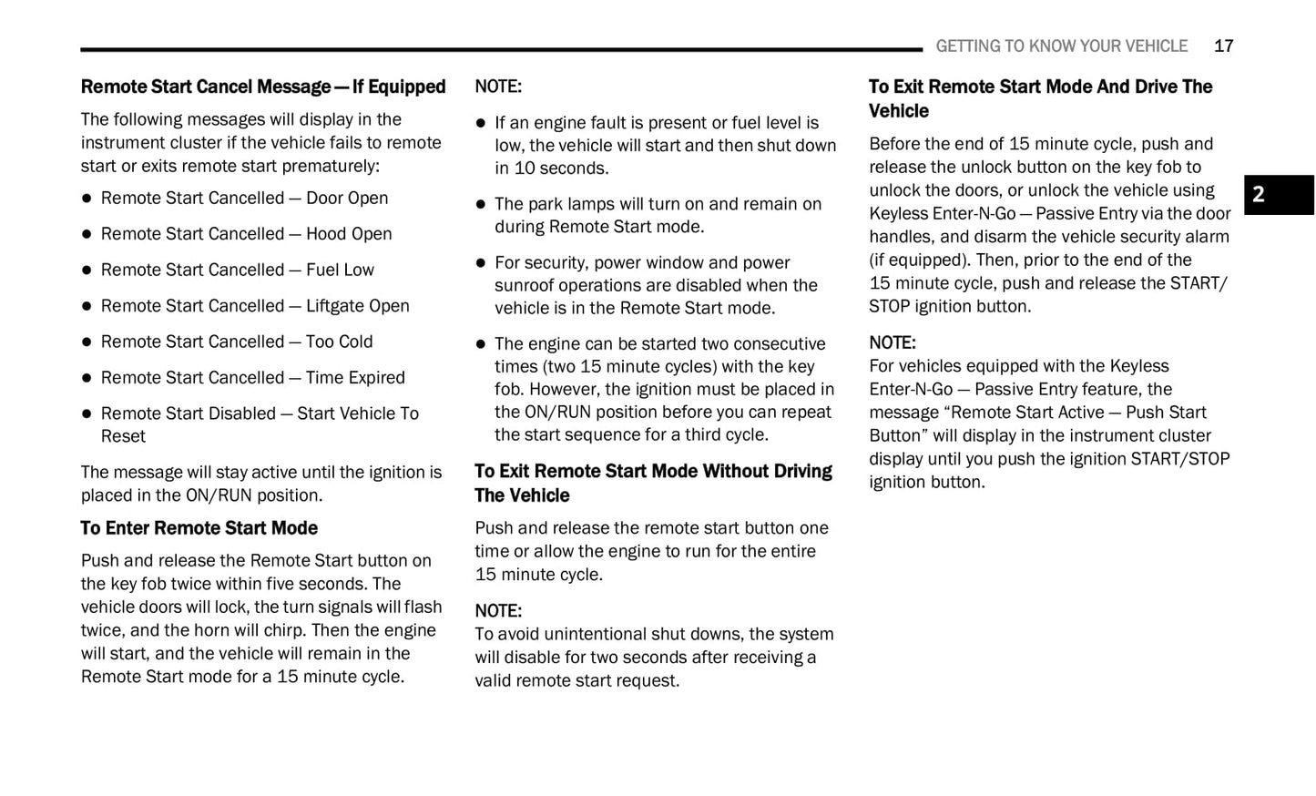 2020 Jeep Renegade Owner's Manual | English