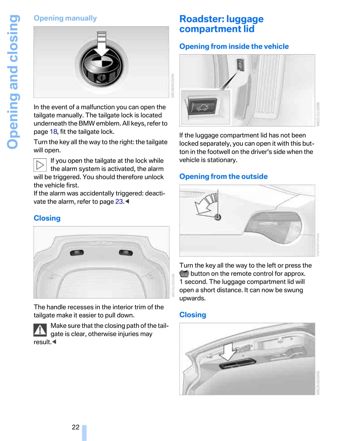 2008 BMW Z4 Owner's Manual | English