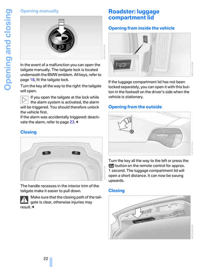 2008 BMW Z4 Owner's Manual | English