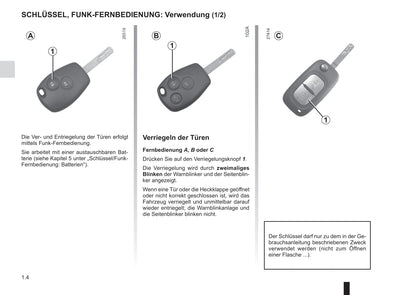 2016-2017 Renault Kangoo Owner's Manual | German