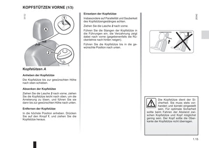 2016-2017 Renault Kangoo Owner's Manual | German