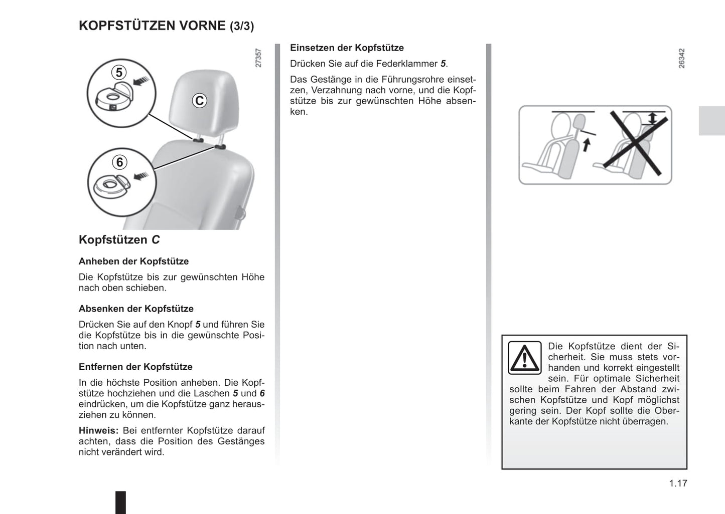 2016-2017 Renault Kangoo Owner's Manual | German