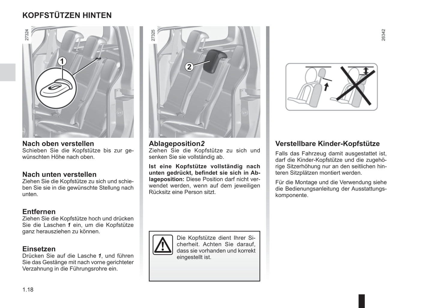 2016-2017 Renault Kangoo Owner's Manual | German