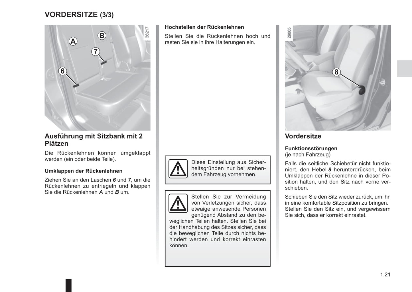 2016-2017 Renault Kangoo Owner's Manual | German