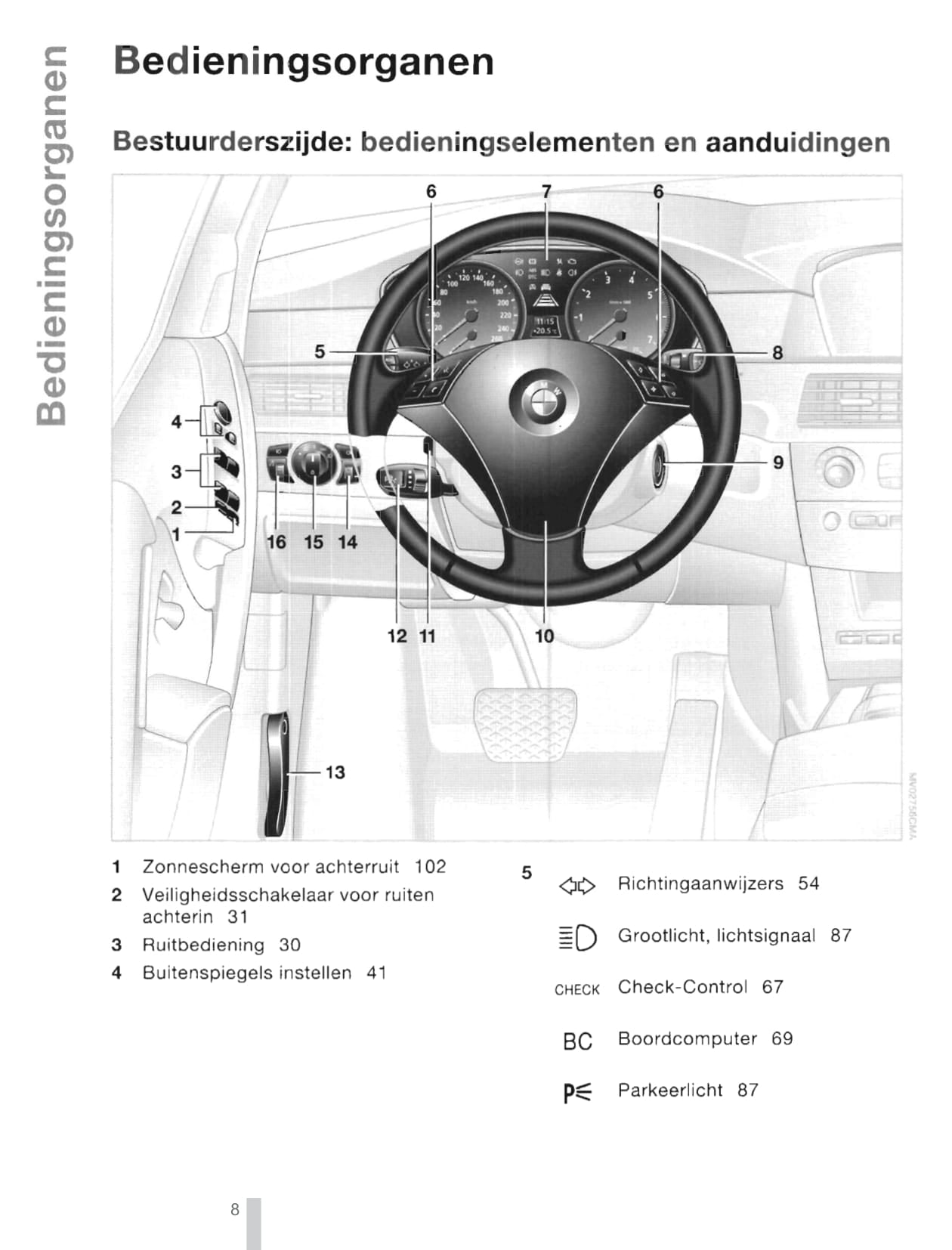 2003-2007 BMW 5-serie Manuel du propriétaire | Néerlandais