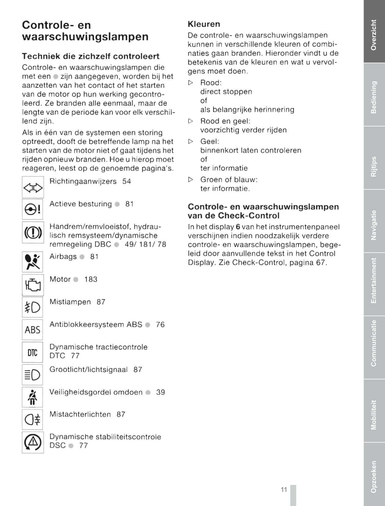 2003-2007 BMW 5-serie Manuel du propriétaire | Néerlandais