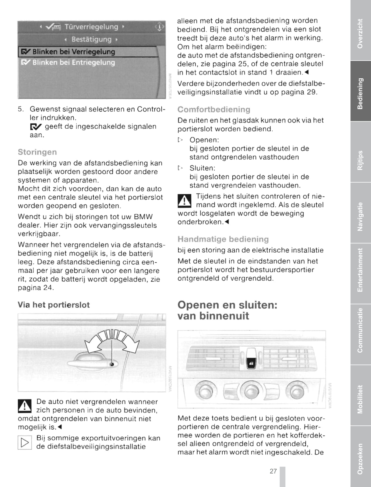 2003-2007 BMW 5-serie Manuel du propriétaire | Néerlandais