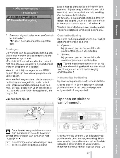 2003-2007 BMW 5-serie Manuel du propriétaire | Néerlandais