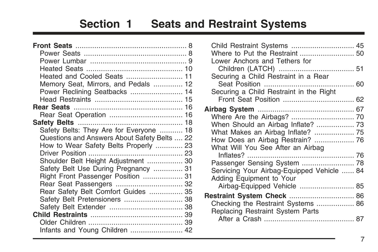 2007 Cadillac Escalade EXT Owner's Manual | English