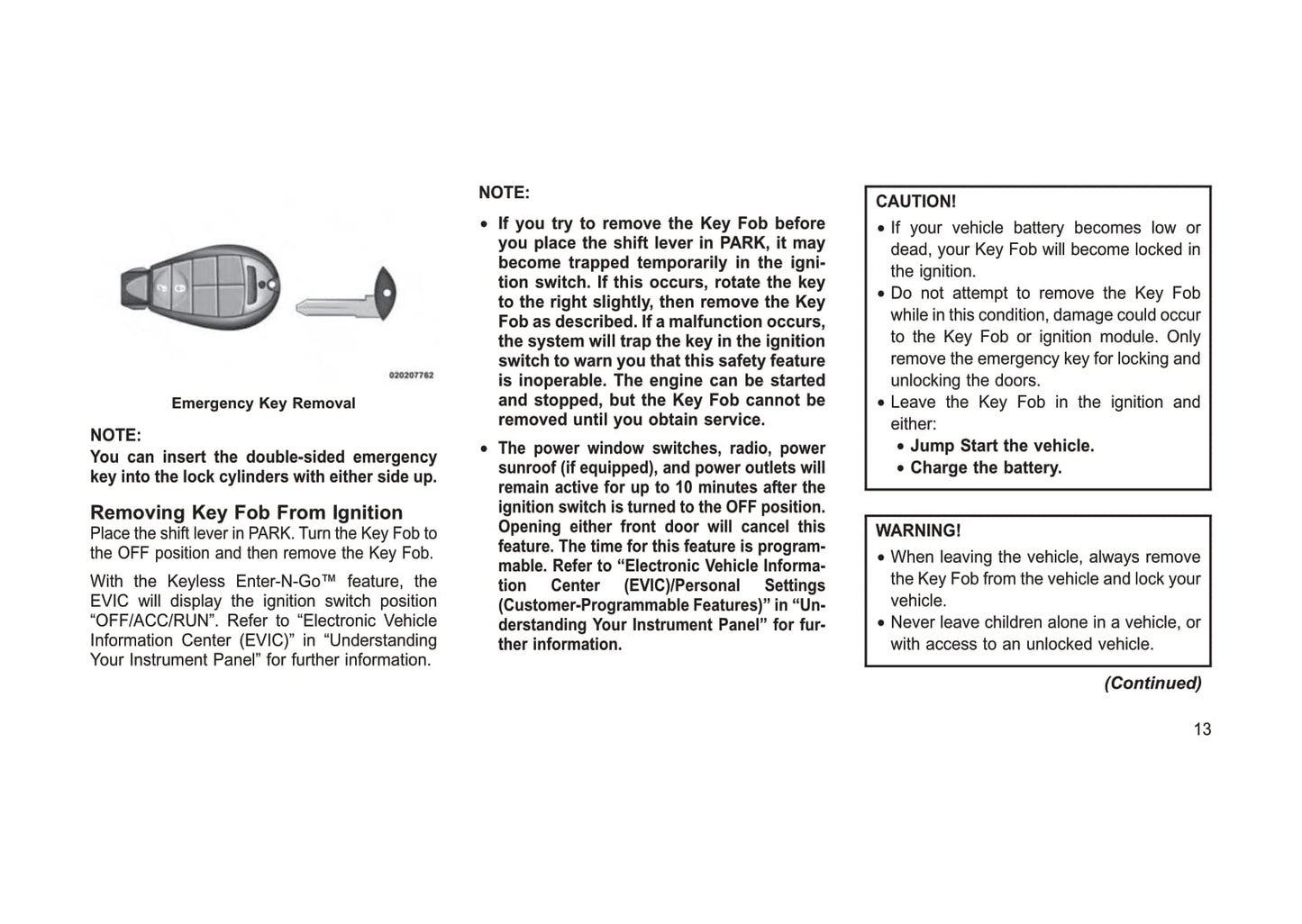 2012-2013 Jeep Grand Cherokee Owner's Manual | English