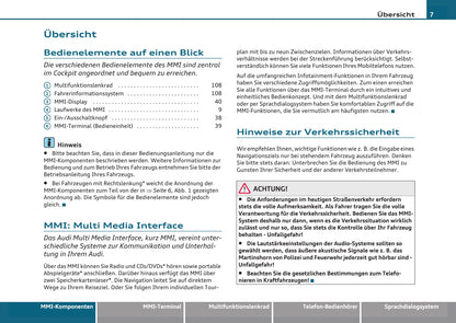 MMI navigation Bedienungsanleitung 2010