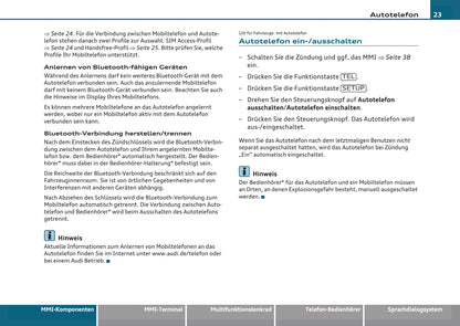 MMI navigation Bedienungsanleitung 2010