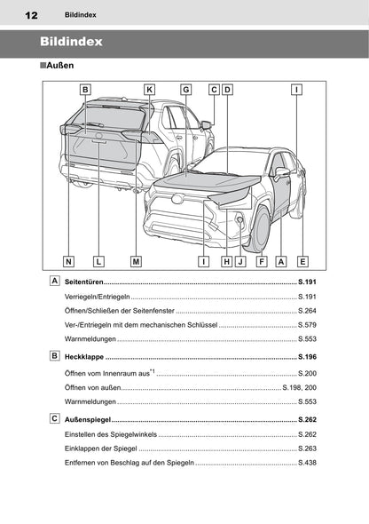 2019-2023 Toyota RAV4 Manuel du propriétaire | Allemand