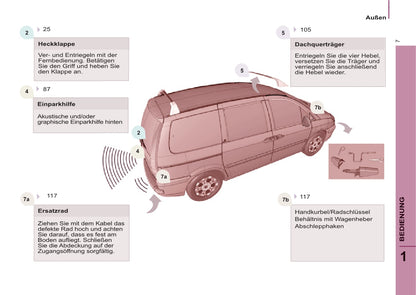 2013-2014 Citroën C8 Bedienungsanleitung | Deutsch