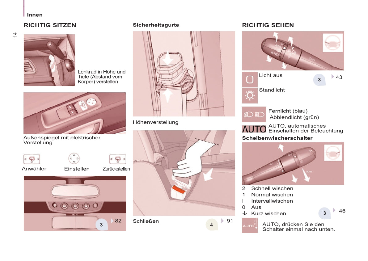 2013-2014 Citroën C8 Bedienungsanleitung | Deutsch