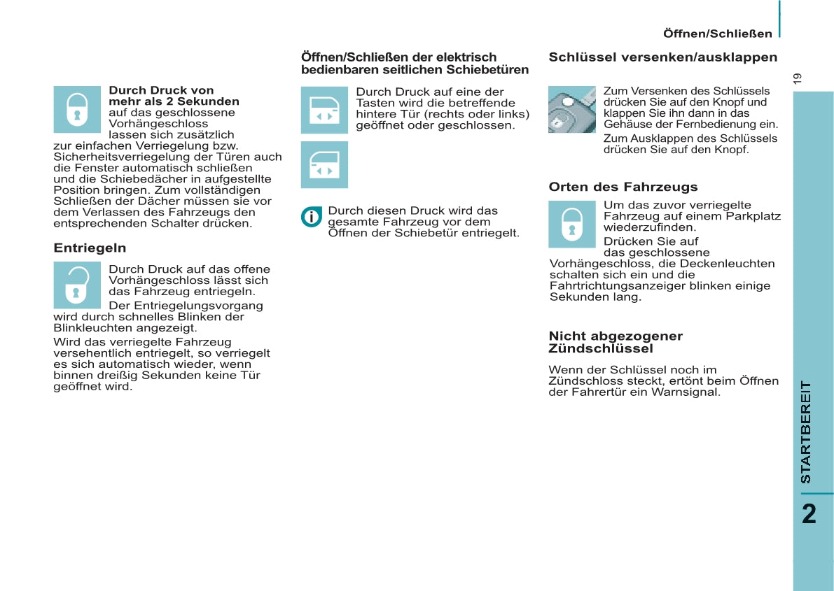 2013-2014 Citroën C8 Bedienungsanleitung | Deutsch