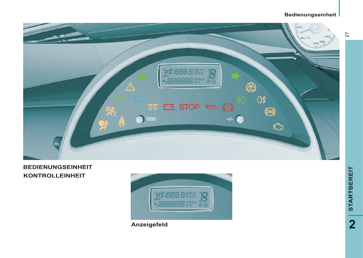 2013-2014 Citroën C8 Bedienungsanleitung | Deutsch