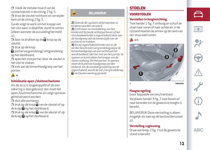 2016-2023 Alfa Romeo Giulietta Owner's Manual | Dutch