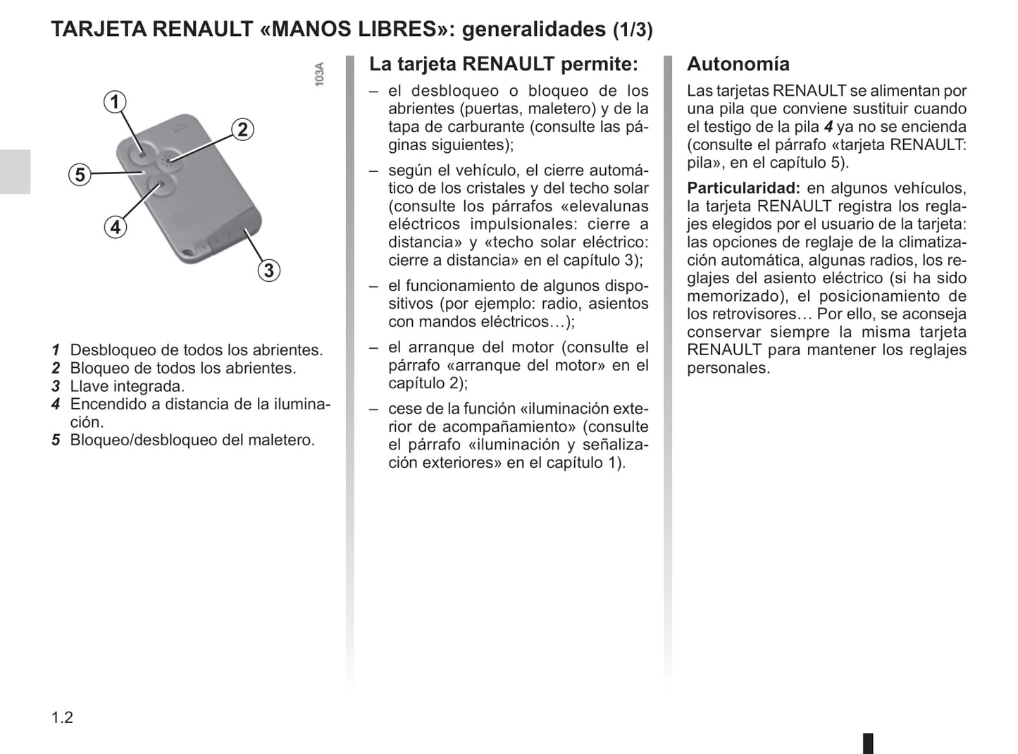 2012-2013 Renault Espace Bedienungsanleitung | Spanisch