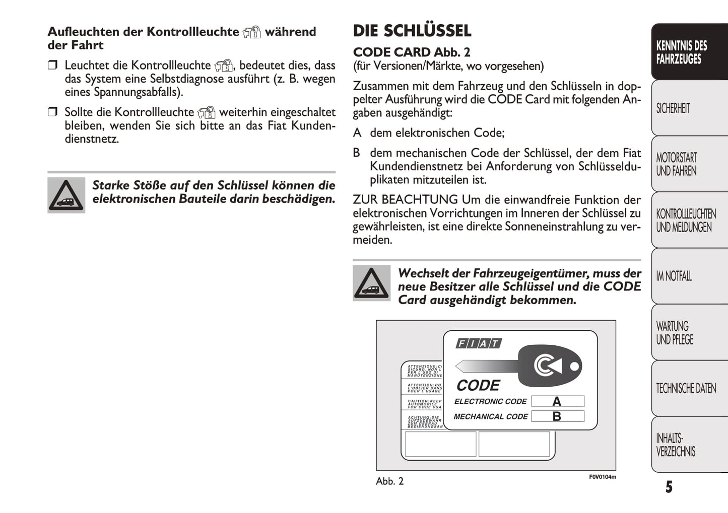 2012-2013 Fiat Doblò Gebruikershandleiding | Duits