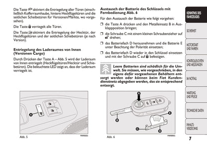 2012-2013 Fiat Doblò Gebruikershandleiding | Duits