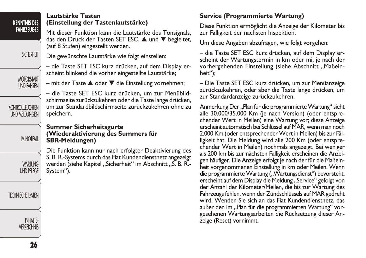 2012-2013 Fiat Doblò Gebruikershandleiding | Duits