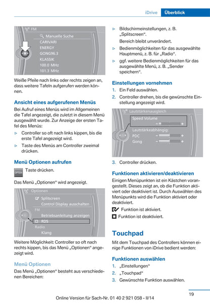 2014 BMW X3 Bedienungsanleitung | Deutsch