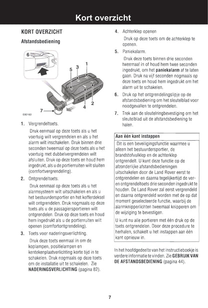 2007-2008 Land Rover Freelander 2 Owner's Manual | Dutch