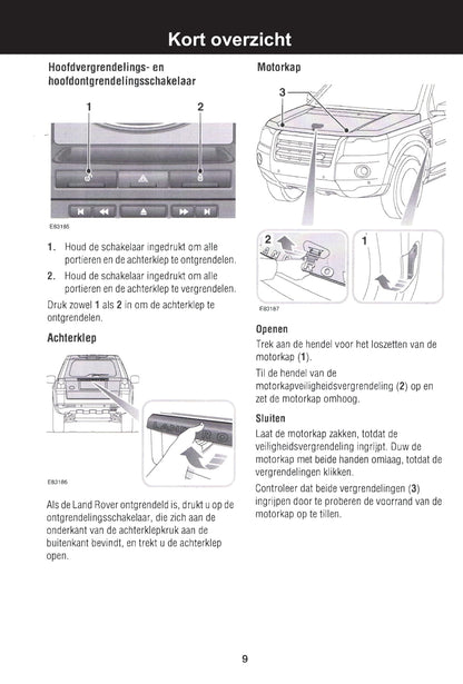 2007-2008 Land Rover Freelander 2 Owner's Manual | Dutch