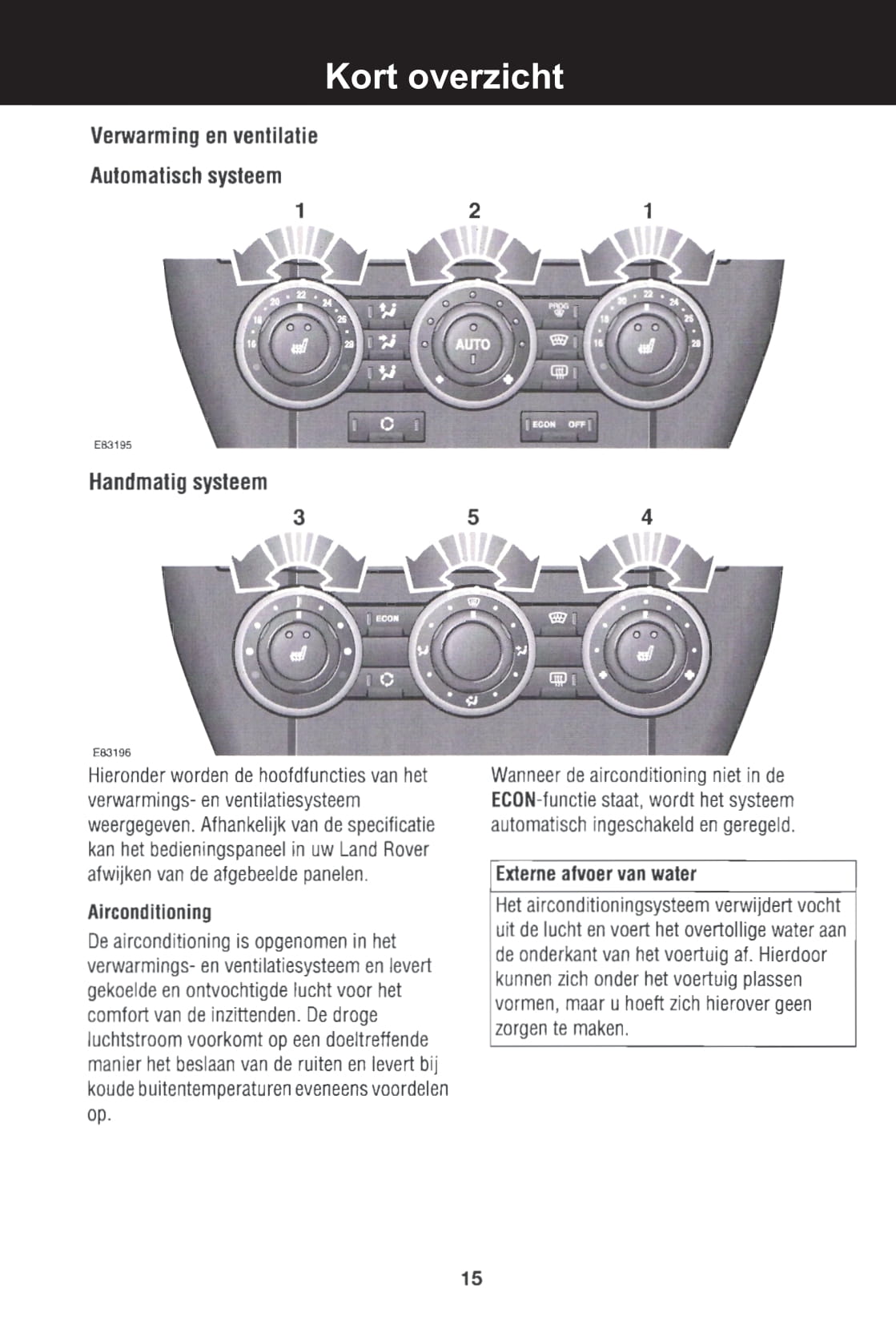 2007-2008 Land Rover Freelander 2 Owner's Manual | Dutch