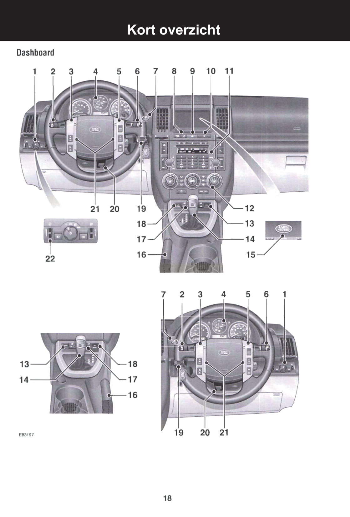 2007-2008 Land Rover Freelander 2 Owner's Manual | Dutch