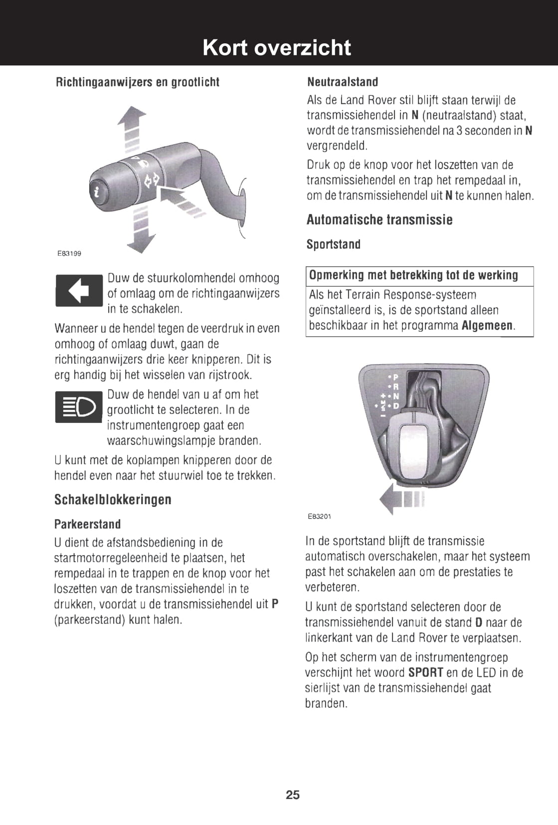 2007-2008 Land Rover Freelander 2 Owner's Manual | Dutch