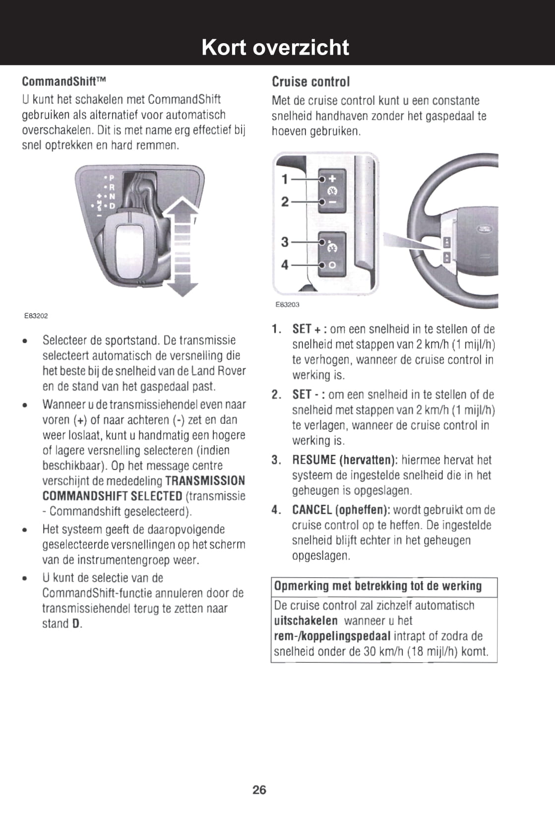 2007-2008 Land Rover Freelander 2 Owner's Manual | Dutch