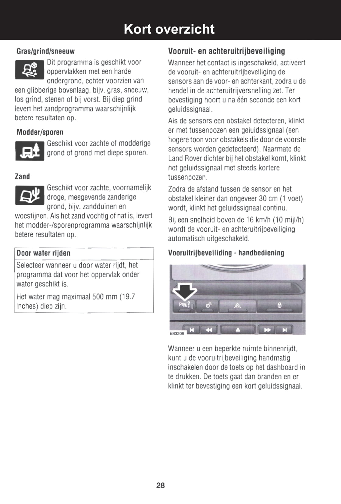 2007-2008 Land Rover Freelander 2 Owner's Manual | Dutch