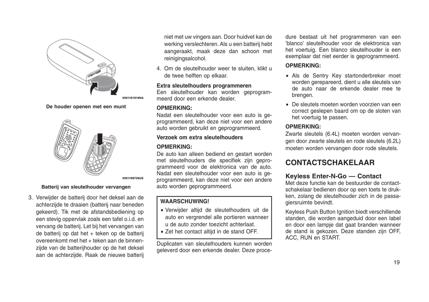 2018-2019 Jeep Grand Cherokee SRT Owner's Manual | Dutch