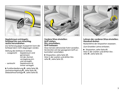 2002-2005 Opel Zafira Owner's Manual | German