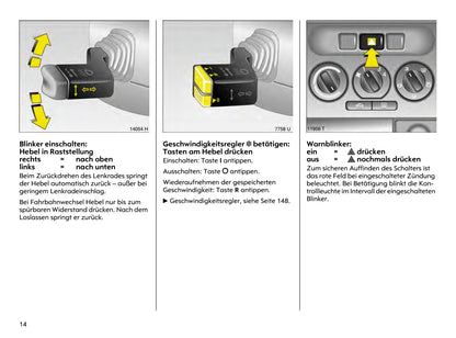 2002-2005 Opel Zafira Owner's Manual | German