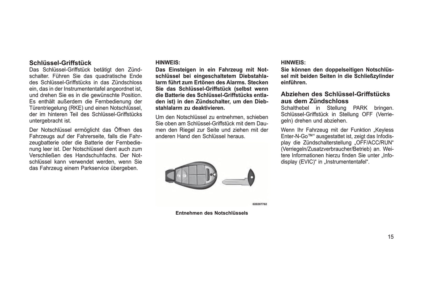 2012-2013 Jeep Grand Cherokee Owner's Manual | German