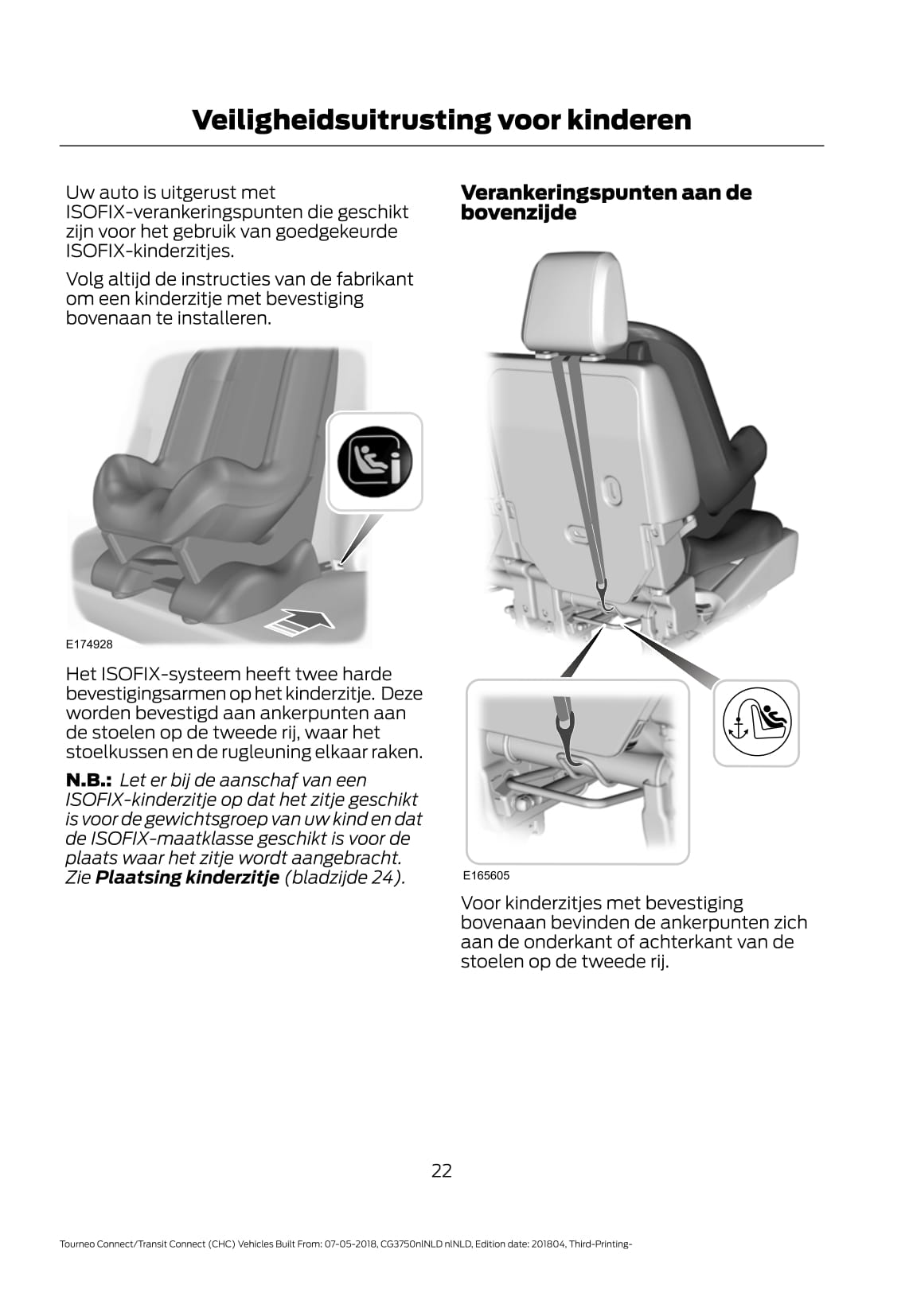 2018-2020 Ford Tourneo Connect / Transit Connect Gebruikershandleiding | Nederlands