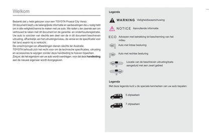 2020-2021 Toyota Proace City/Proace City Verso Owner's Manual | Dutch