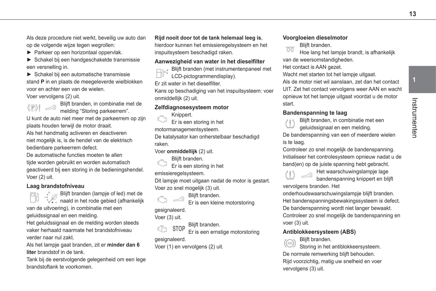 2020-2021 Toyota Proace City/Proace City Verso Owner's Manual | Dutch