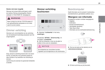 2020-2021 Toyota Proace City/Proace City Verso Owner's Manual | Dutch