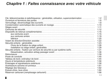 2018-2019 Renault Twingo Owner's Manual | French